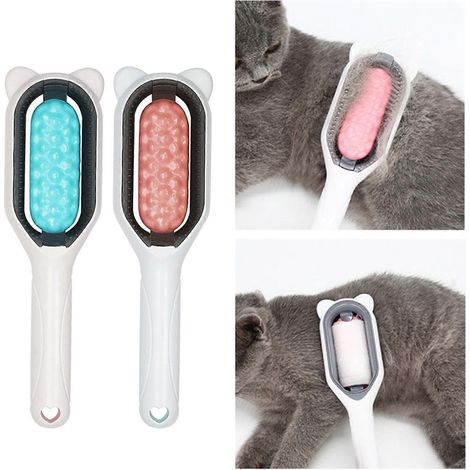 Brosse pour chien sans douleur, 54 dents, manche antidérapant, pour le démêlage et le toilettage (1/4)