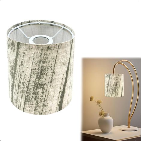 Lampshade Lamp, Removable Fabric Lampshade, Hanging Lampshade Floor Lamp, Bedside Lamp, E27 E14 for Office, Cafe, Bedroom, Bar (1/5)