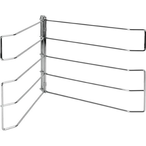 Porta teglie multiplo cromato da forno - metaltex (1/2)