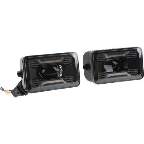 rechteckige LED-Nebelscheinwerfer für die Frontstoßstange, Doppelnebelscheinwerfer für Ford, kompatibler Ersatz (1/5)