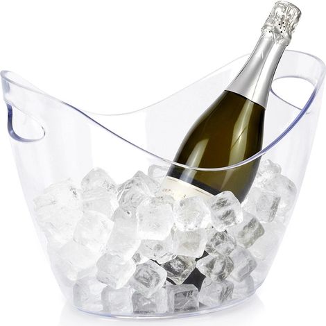 Transparent 4L Ice Bucket with Handles (1/5)