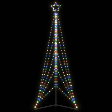 LED Weihnachtsbaum 525 LEDs Mehrfarbig 302 cm vidaXL (1/5)