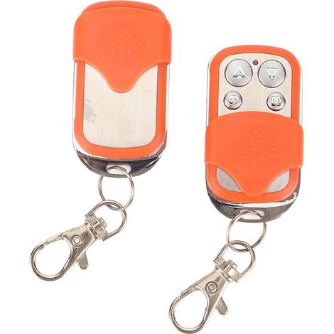 Juego de 2 abridores de puerta de garaje eléctricos portátiles y sensibles con control remoto automático para gallinero.