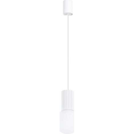 Lámpara colgante Mido blanco, 1 luz (1/5)
