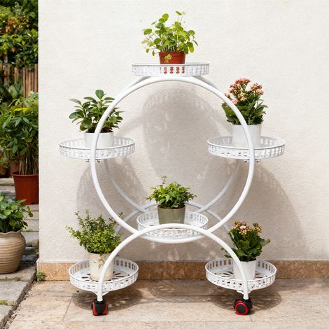 Soporte para plantas en maceta, soporte para macetas, estante para macetas