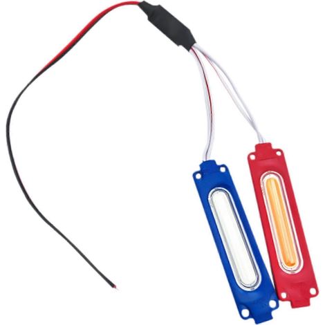 Feu stroboscopique de signalisation 12 V pour camions de déneigement et véhicules postaux (1/5)