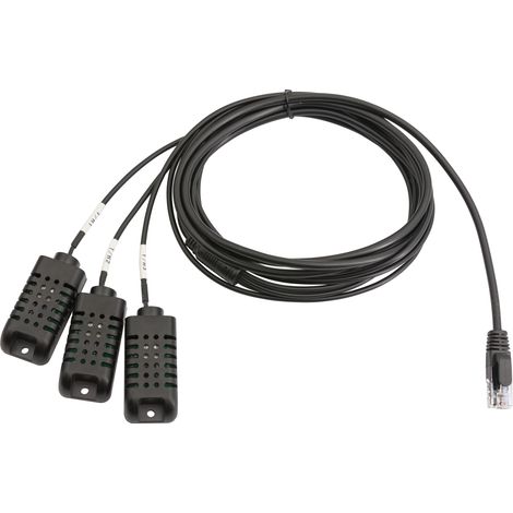 APC Easy Rack - Sensor de temperatura y humedad del rack de la PDU - negro
