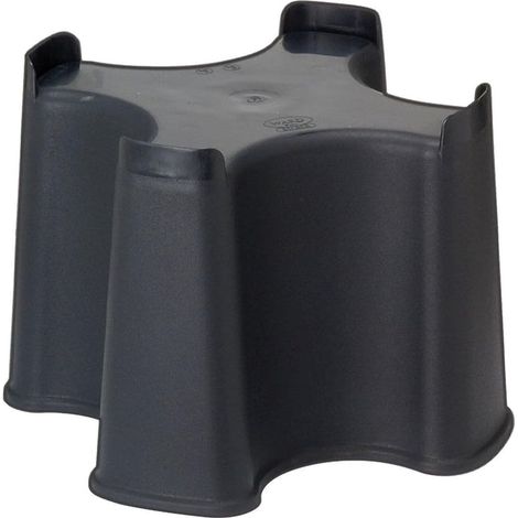 Black Slimline Water Butt Stand For 100L Rainwater Collectors