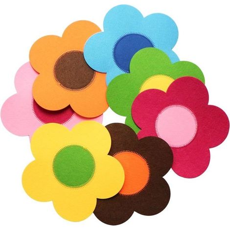 Protection Casseroles Protège-Poêle Feutre,7Pcs 25cm diamètre, D'intercalaire Séparé et Protéger, Surfaces Ustensiles Cuisine (1/4)