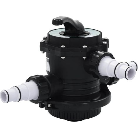 vidaXL Soupape à multi-voies pour filtre à sable ABS 1,5" 6 voies (1/5)