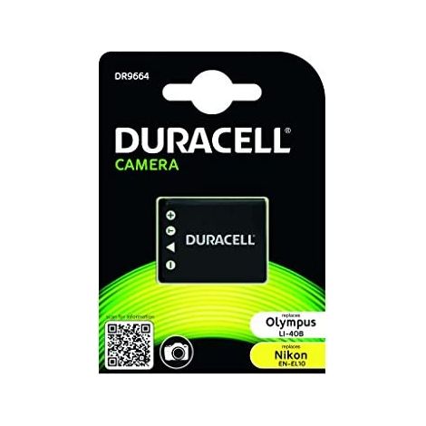 Duracell - Batería - Li-Ion - 0,63 Ah - Negra - para Olympus C-25, C-540, C-560, C-570, X-825, X-830, X-865, X-905 µ[MJU 720 CAMEDIA D-630 (1/4)