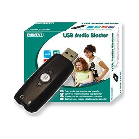 Adaptador de Sonido USB Ewent EW3751 USB 2.0 (1/2)