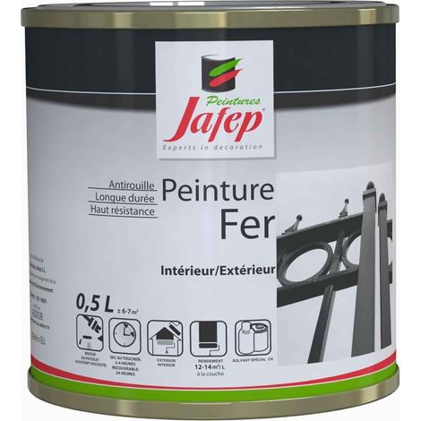Peinture Fer Noir Antirouille JAFEP