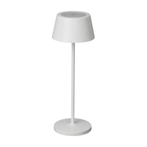MAULnina LED Tischlampe wiederaufladbar minimalistisch weiß