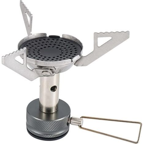 Tête De Réchaud à Gaz Pliable pour Camping Mini-réchaud Léger Et Portable pour Pique- Plein Air (1/5)