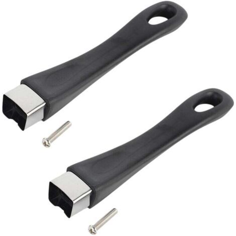 Schwarze Ersatzgriffe aus Bakelit für Töpfe und Pfannen (1/4)