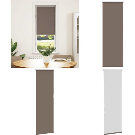 vidaXL Verdunkelungsrollo Kaffeebraun 60x130cm Stoffbreite 55,7 cm (1/5)