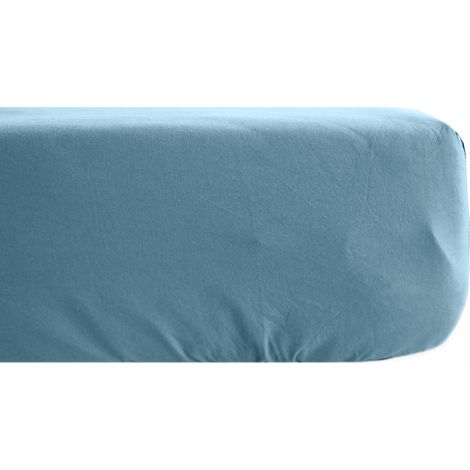 Drap housse coton lavé PALACE 180x200 cm (1/5)