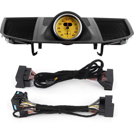 Professional Dash Clock Instrument Panel Upper Cover Chrono For MACAN 2014‑2016 Horloge de tableau bord jaune (1/5)