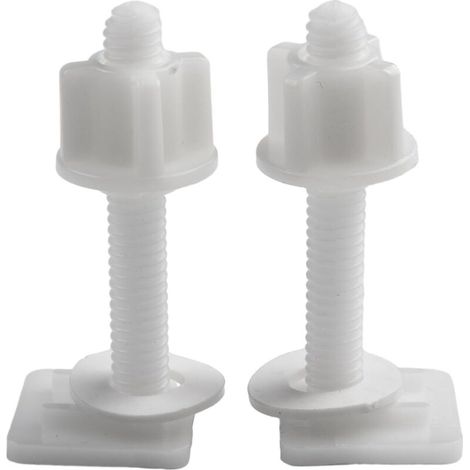 Bardusch-Kit de réparation pour abattant WC avec tous les composants nécessaires, y compris boulons, vis et rondelles (1/4)