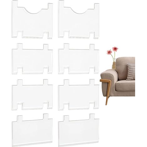 Butoirs De Protection Murale pour Canapé Transparent Qui Maintient l'espace  Protecteur De Mur Acrylique Pour Lit Et Canapé Pour La Table La Commode Le Parquet Le Carrelage Les Locataires Les Pro (1/5)