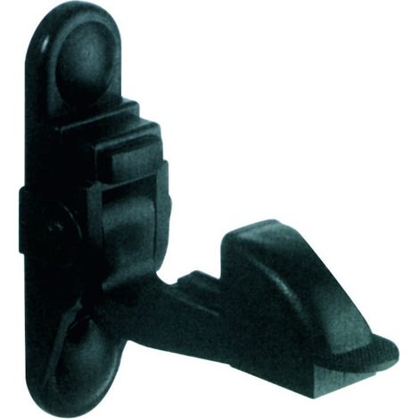 Arrêt automatique de volet battant composite noir pour épaisseur 6 à 36 mm - TORBEL INDUSTRIE