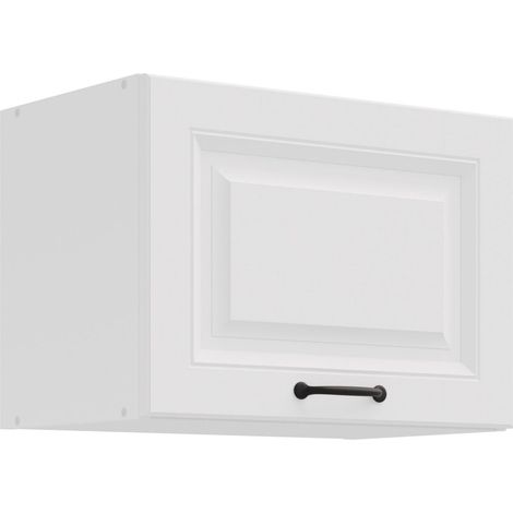 Hängeschrank 50 cm Stilo Weiß Küchenzeile Küchenblock Küche Landhaus Höhe 36 cm (1/4)