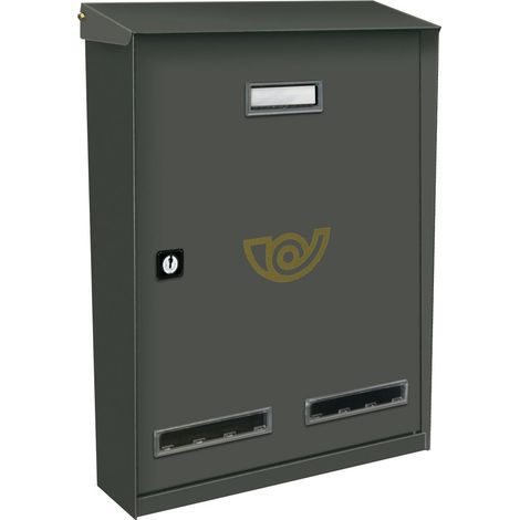 BRIEFKASTEN ZEITSCHRIFTEN TRIMEC MOD.SIRIO 280X110X385H FEINGUSS (1/3)