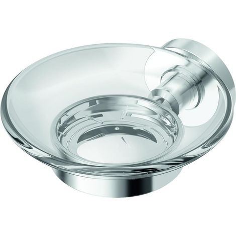 Porte-savon IOM en verre clair chromé IDEAL STANDARD (1/3)