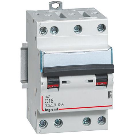 DISJONCTEUR 4P 16 A COURBE C 10 KA DX36000 LEGRAND LEG407907