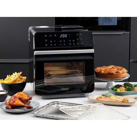 3in1 Digitale Heißluftfritteuse Mini Backofen & Dampfgarer 10 Liter, 1550 Watt (1/5)
