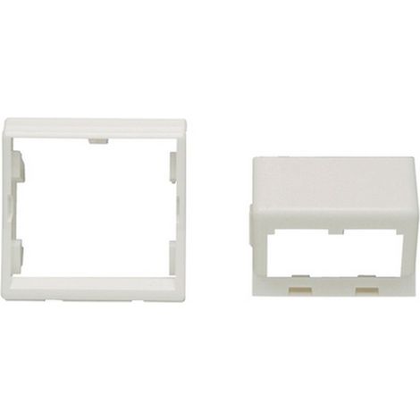 Panduit CFPFS2AW - MINI-COM Plastron 45x45 incliné 2 ports
