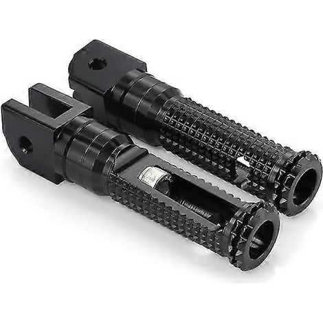 Fahrer- und Beifahrerfußrasten für Ducati 659, 696, 795, 796, 797, 1100 Motorradzubehör – Fußrastenadapter – Schwarz