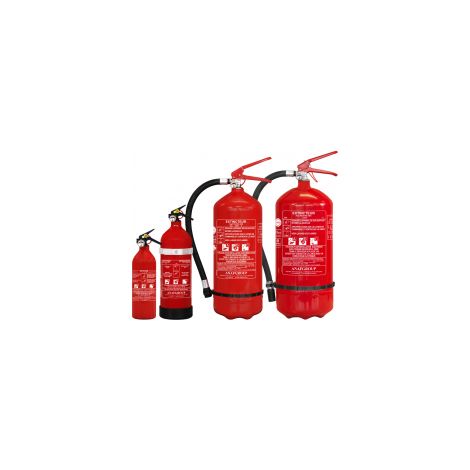 Estintore a polvere (incendi di tipo a - b - c) Estintore da 6 kg Ø160 x h.525 mm 34A 233B C OUTIFRANCE