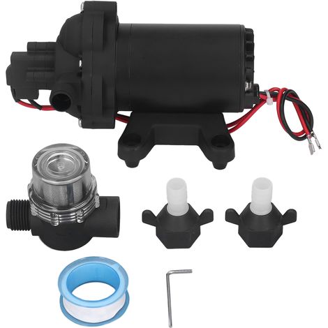 Gleichstrom-12-V-selbstansaugende Membranpumpe, Wasserdruckverstärker 8,4 l/min 60 PSI 3,5 GPM (1/5)