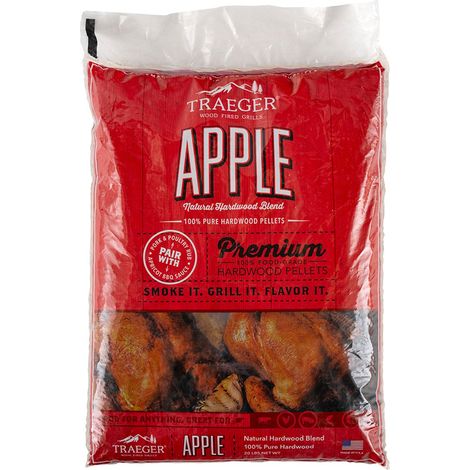 PELLET APPLE 9KG TRAEGER PER BBQ
