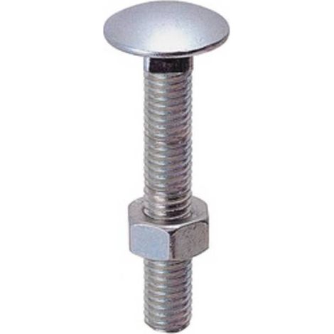 SC BULLONE P/FERRO E LEGNO TTQS 10X 50MM ZN UNI5732 10 PZ
