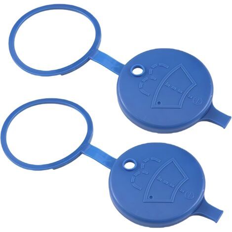 BUNTHAUS 2 Pièces Bouchon de Réservoir de Lave-Glace, Sprinkler Cap, Universel, Compatible Voiture, Couvercle de Réservoir de Liquide, Lave Glace Bouchon, pour Réservoir Voiture