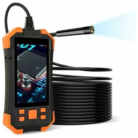 Caméra d'inspection endoscope 5.5mm – Écran LCD 4.3 pouces 1080P – Câble 10M étanche IP67 – Lumière LED réglable – Mowze (1/5)
