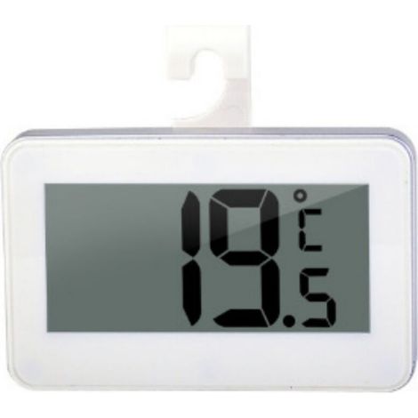 Thermomètre numérique de réfrigérateur, thermomètre de congélateur étanche, haute précision avec alarme et crochet pour cuisine et maison. Fiable pour la conservation des aliments. (1/5)