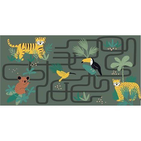 Tapis enfant 60 x 120 cm Animaux (1/2)