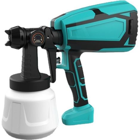 Pistolet à Peinture,Pulvérisateur de Peinture 600W  ，Débit Réglable Réservoir amovible de 1000 ml (1/5)