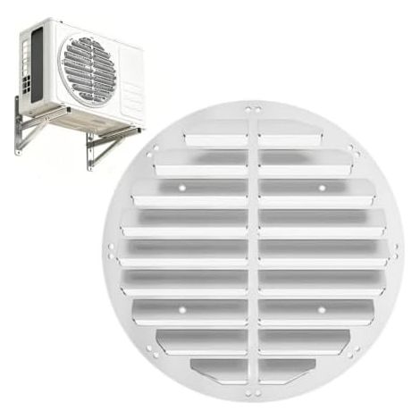 Déflecteur d'air pour unité extérieure AC, ailette de guidage du vent à angle arrondi pour optimiser la dissipation de la chaleur (43 cm) (1/5)