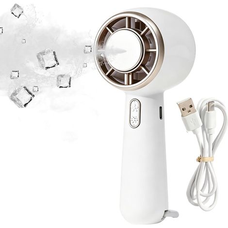 Ventilateur sur Batterie USB Rafraîchisseur d'Air 3 Vitesses (1/5)
