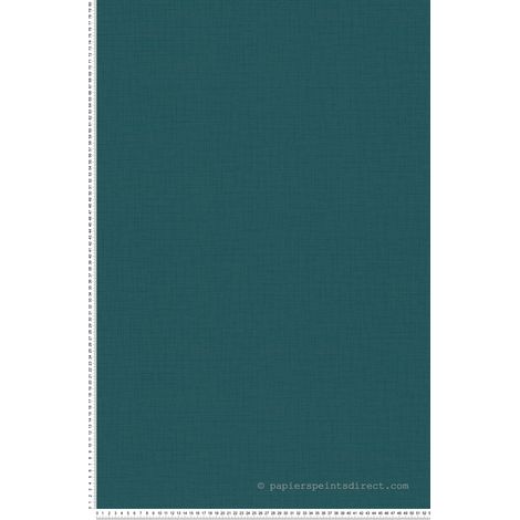 Papier peint Uni Bleu canard My Home My Spa A.S. Création (1/3)