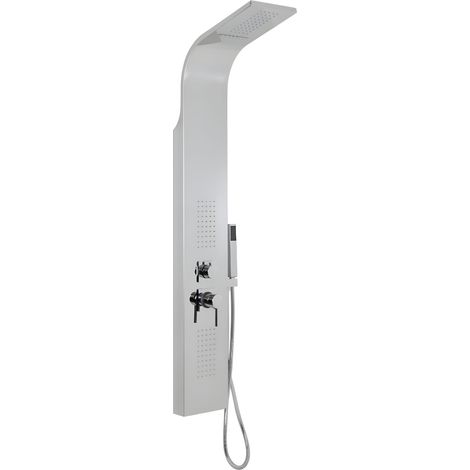 Colonna doccia 001 con 4 funzioni in acciaio inox getto a cascata cromo lucida (1/5)