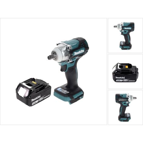 Llave de impacto sin cable Makita DTW 300 F1 18 V 330 Nm 1/2" sin escobillas + 1x batería recargable 3,0 Ah - sin cargador
