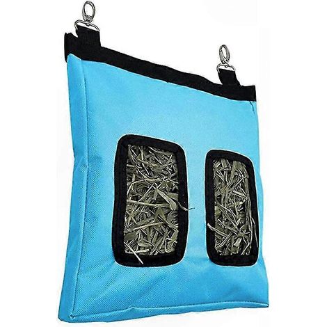 Hängender Aufbewahrungsbeutel für Kleintiere – Offenes Design, blau, 2er-Set (1/5)