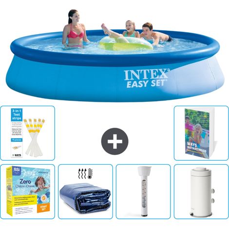 Intex Piscina Easy Set Rotonda - 396x84 cm - 7-pezzi  S10