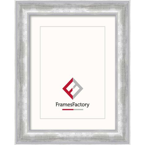 Cornice decorativa barocca Trizia 60 x 80 cm argento (1/5)